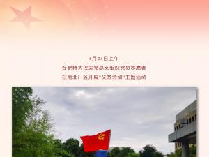 忠誠(chéng)向黨，行動(dòng)踐行——精大黨總支部組織開(kāi)展“義務(wù)